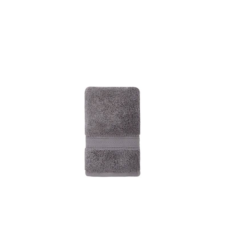 Ozan Premium Home 100% Turkish Cotton Legend Collection Luxury Hand Towel - Dark Grey