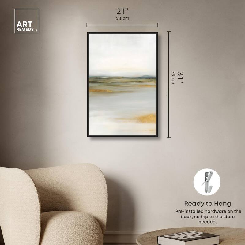 Misty Expanse I Canvas by Art Remedy