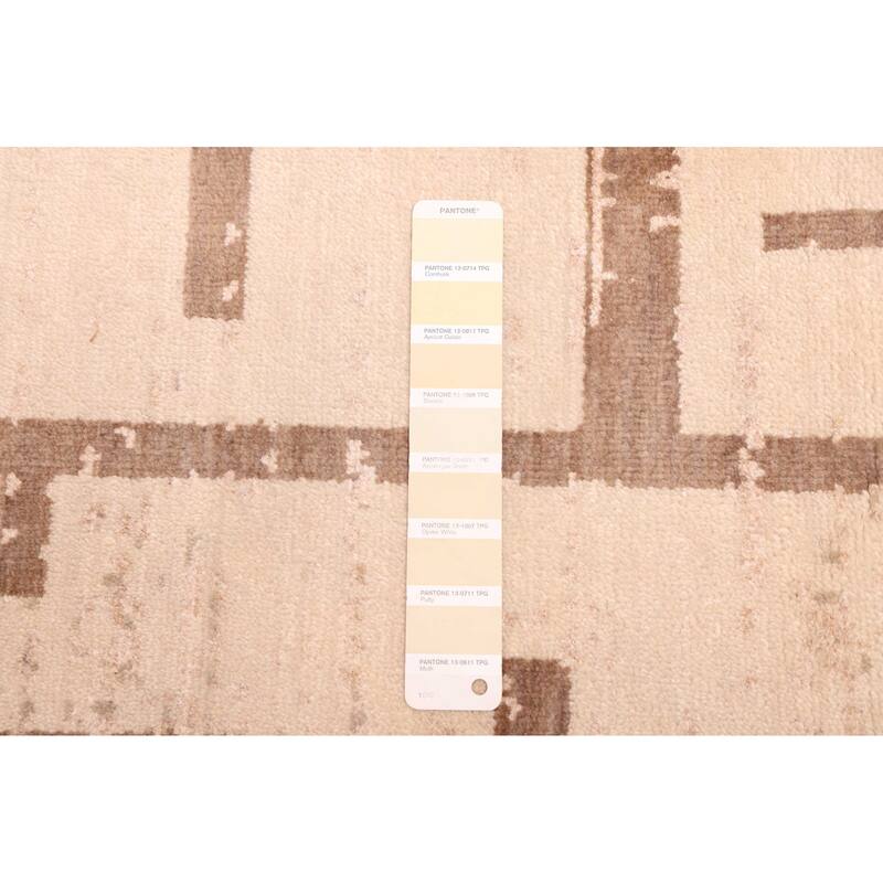 ECARPETGALLERY Hand-knotted Legacy Ivory Silk, Wool Rug - 9'11 x 13'11