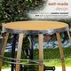 preview thumbnail 7 of 11, Alpine Corporation 31" Tall Indoor Metal Wine Barrel Table Fountain with Tiered Glass Bottles