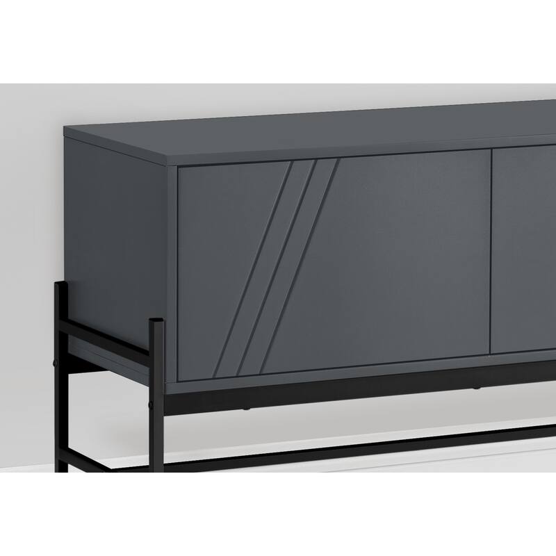 Tv Stand, 60 Inch, Console, Media Entertainment Center, Storage Cabinet