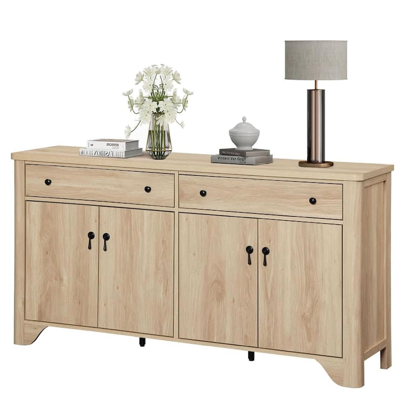 WAMPAT Large Sideboard Buffet Cabinet with Storage, 59"