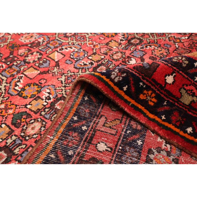 ECARPETGALLERY Hand-knotted Andelz Red Wool Rug - 3'8 x 10'5