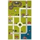 preview thumbnail 40 of 76, SAFAVIEH Carousel Kids Koika Neighborhood Road Rug 2' x 3' - Green/Ivory - Rectangle