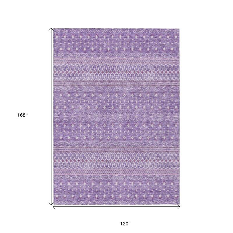 HomeRoots Tribal Transitional Rectangle Outdoor Rug