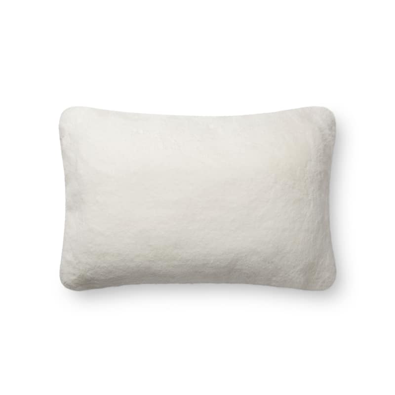 Alexander Home Katie Velvet Bohemian Throw Pillow - 13" x 21" Cover Only - Cover Only - White