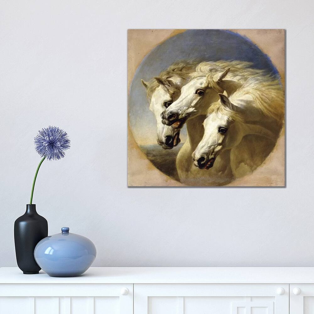 iCanvas "Pharaoh's Horses, 1848 " by John Frederick Herring Sr Canvas Print