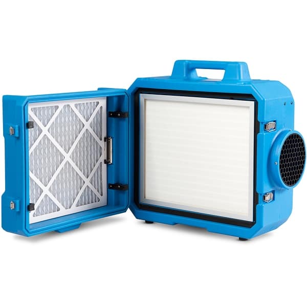 slide 1 of 11, Costway Industrial Commercial Hape Air Scrubber Negative Air Purifier 500-2000Sq.Ft