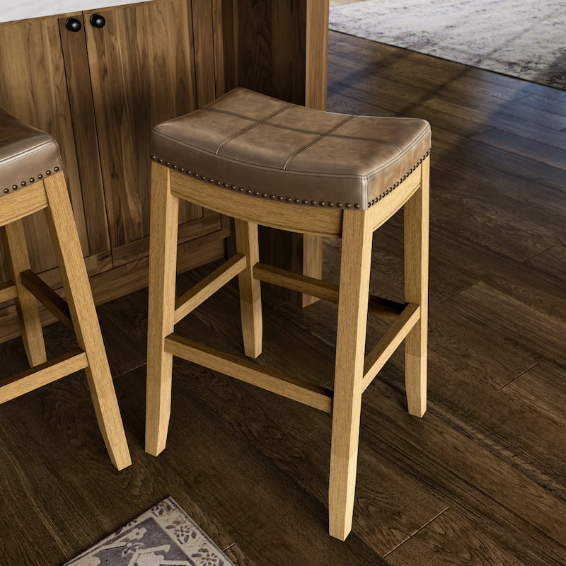 Maven Lane Sophia Saddle Kitchen Dining Stool