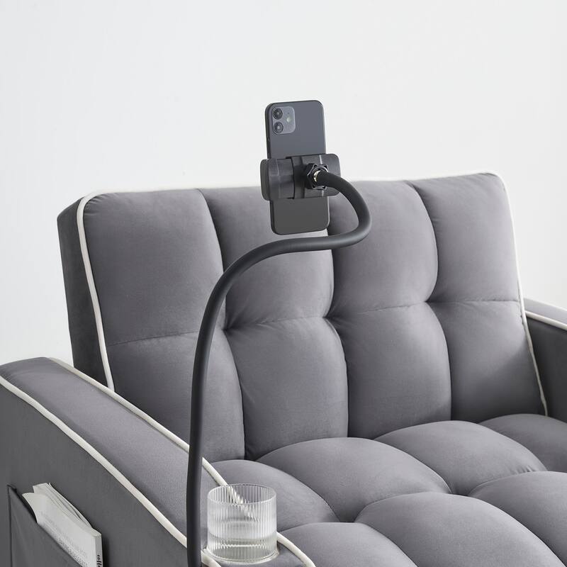 Adjustable backrest multifunctional sofa bed modern design