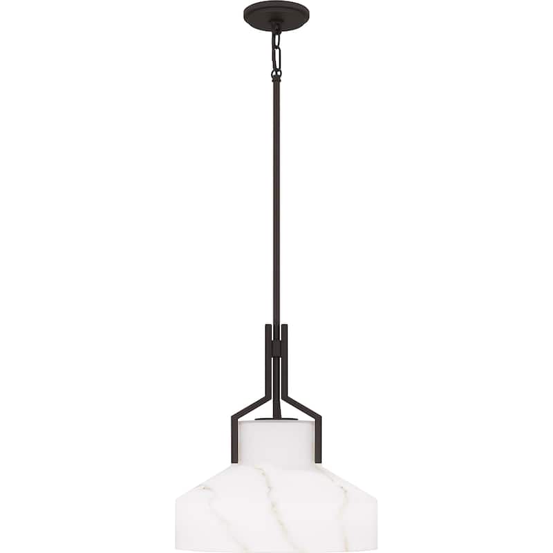 Brecken 2-Light Old Bronze Pendant Light