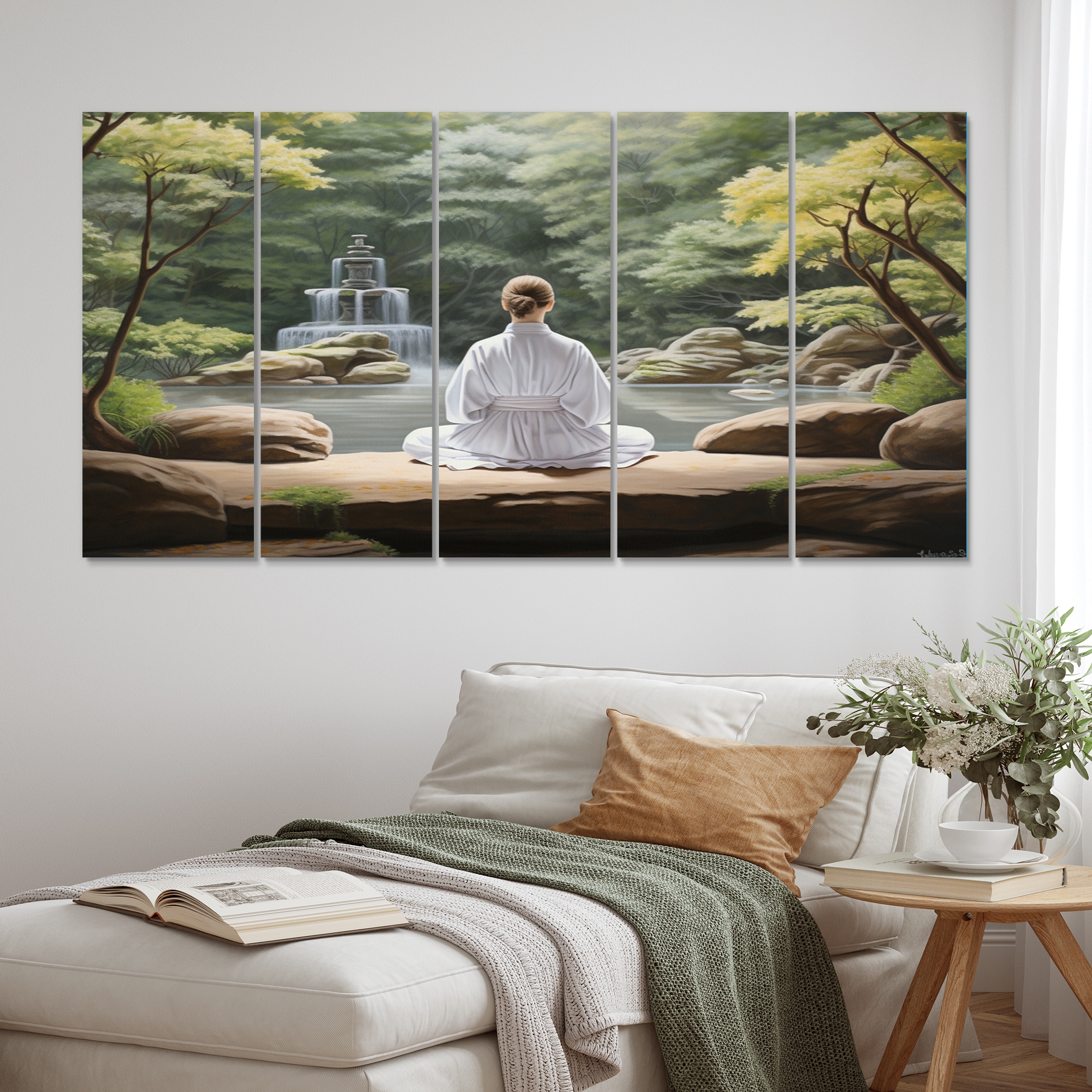画材 Meditation Green Designart-