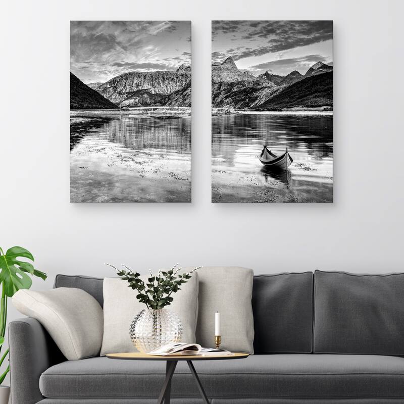 Norway 13 Part I & II by Maciej Duczynski Canvas Art Prints