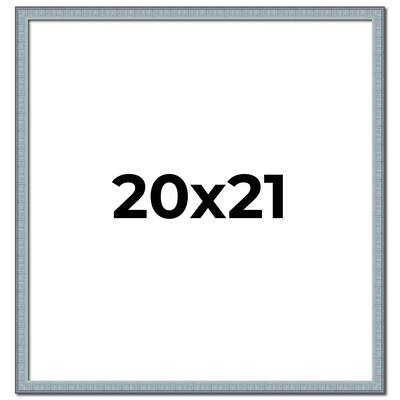 20x21 Frame Rustic Sky Blue Solid Wood Picture Frame | 0.75 Inch