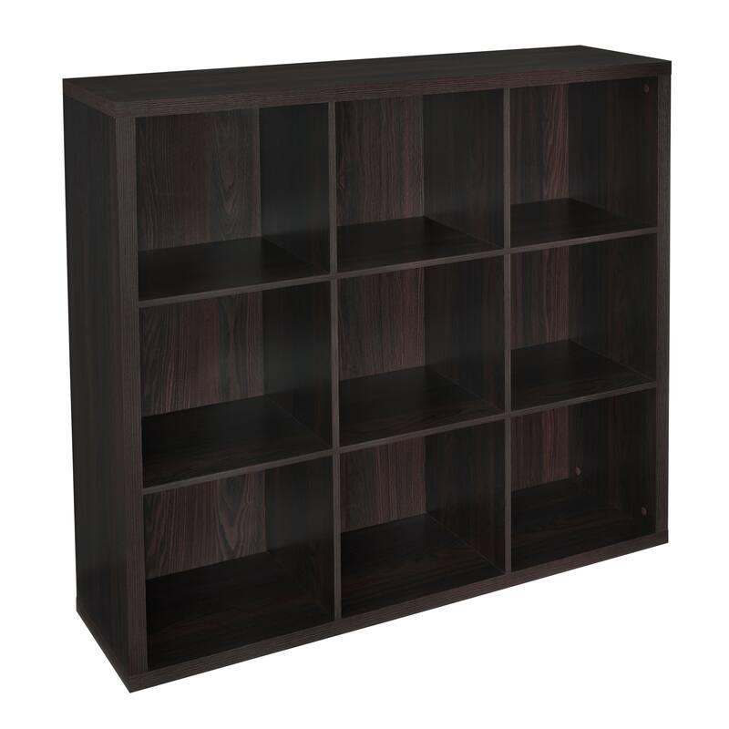ClosetMaid Decorative Storage 9-Cube Organizer - Walnut