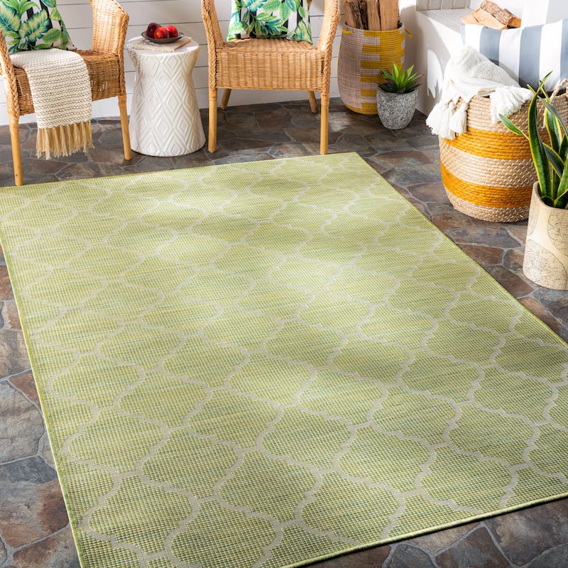 Artistic Weavers Asya Traditional Trellis Outdoor Area Rug