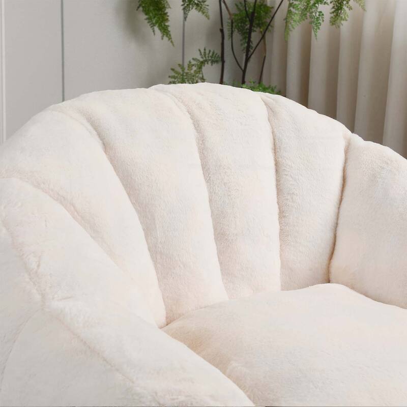 Comfy Bean Bag Sofa Chair with Armrests for Ultimate Relaxation in Living Room and Bedroom