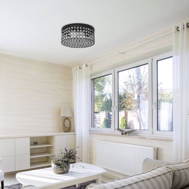 12" Elipse Round Flushmount - 12 x 12 x 5 in - 12 x 12 x 5 (L x W x H)