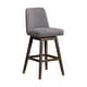 preview thumbnail 112 of 176, Amalie Upholstered Bar Stool, Swivel Counter Height Stool with Solid Wood Frame