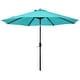 preview thumbnail 76 of 142, Holme 9-foot Steel Market Patio Umbrella with Tilt-and-Crank