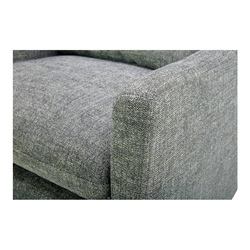 NADAAL STUDIOS Oriana Swivel Chair, Rustic Curved Barrel Back, High-Density Foam, Soft Beige