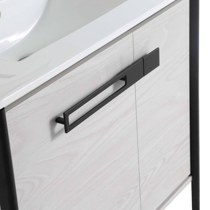 Fine Fixtures Oakville Bathroom Vanity with White Ceramic Sink