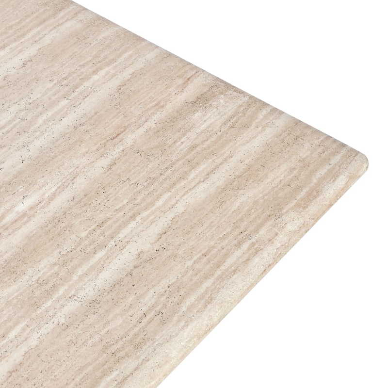 Classic Home Aiden 87" Outdoor Dining Table in Beige
