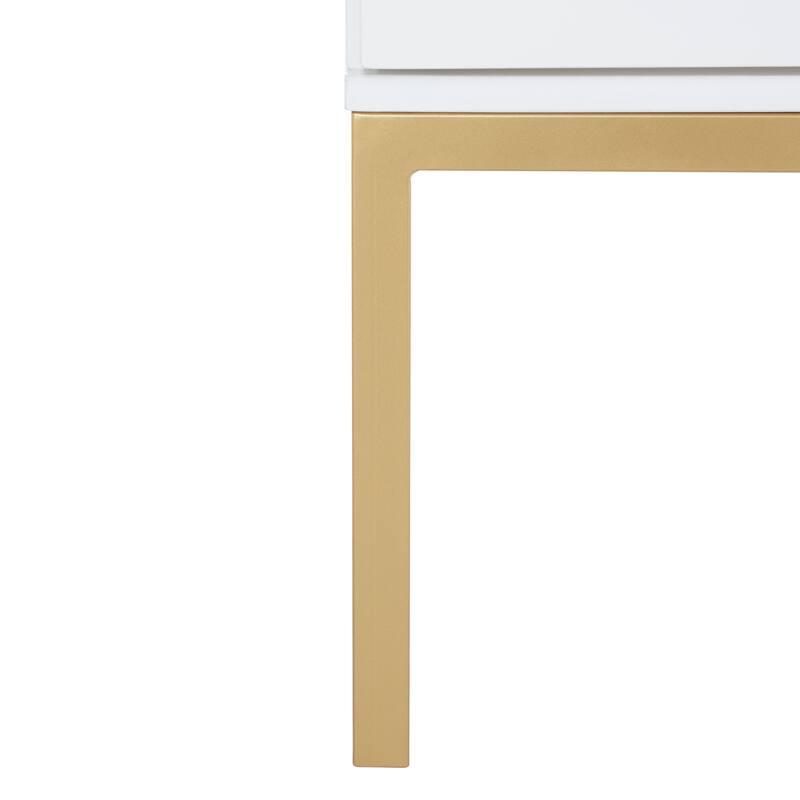 SAFAVIEH Tabetha 2-Shelf Rattan Sideboard - 54 In. W x 15 In. D x 33 In. H - 54Wx15Dx33H