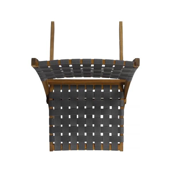 Huntsville Outdoor Acacia Wood Foldable Chairs (Set of 2) by