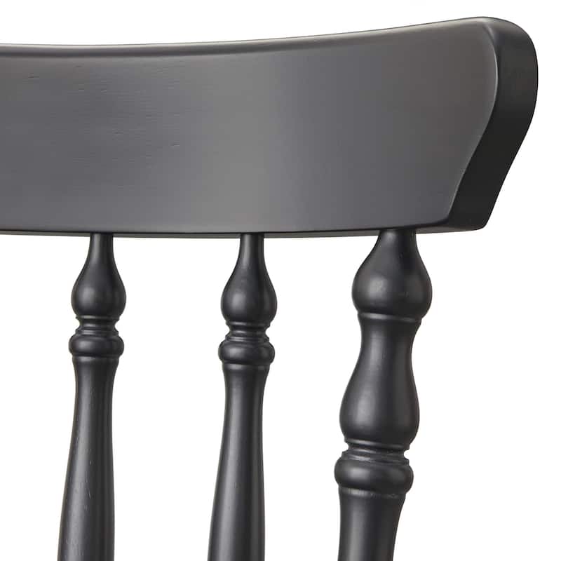 Lifestorey Isabella Solid Wood Spindleback Dining Chair (Set of 2)