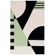 preview thumbnail 55 of 72, SAFAVIEH Handmade Rodeo Drive Sofoula Mid-Century Modern Abstract Wool Rug 3' x 5' - Black/Green - Rectangle