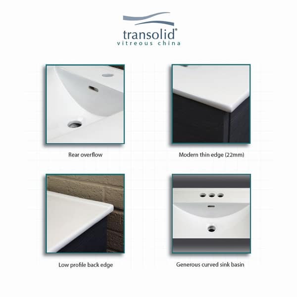 Shop Transolid Juliette 49 In Vitreous China Vanity Top With Integrated Sink White 49 X 22 On Sale Overstock 30956341