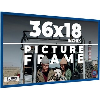 36x18 Frame Gold Solid Wood Picture Frame Width 3 Inches | Interior ...