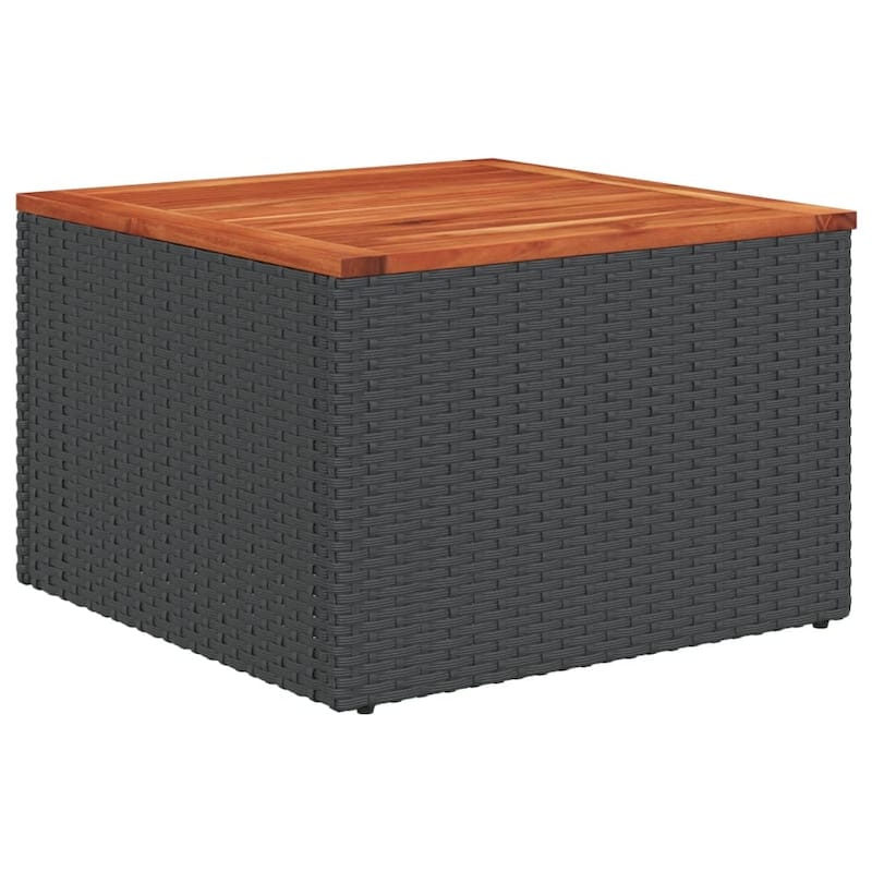 vidaXL Garden Sofa Set PE rattan Modular Removable Covers - 24.4 x 24.4 x 27.2 in (W x L x H)
