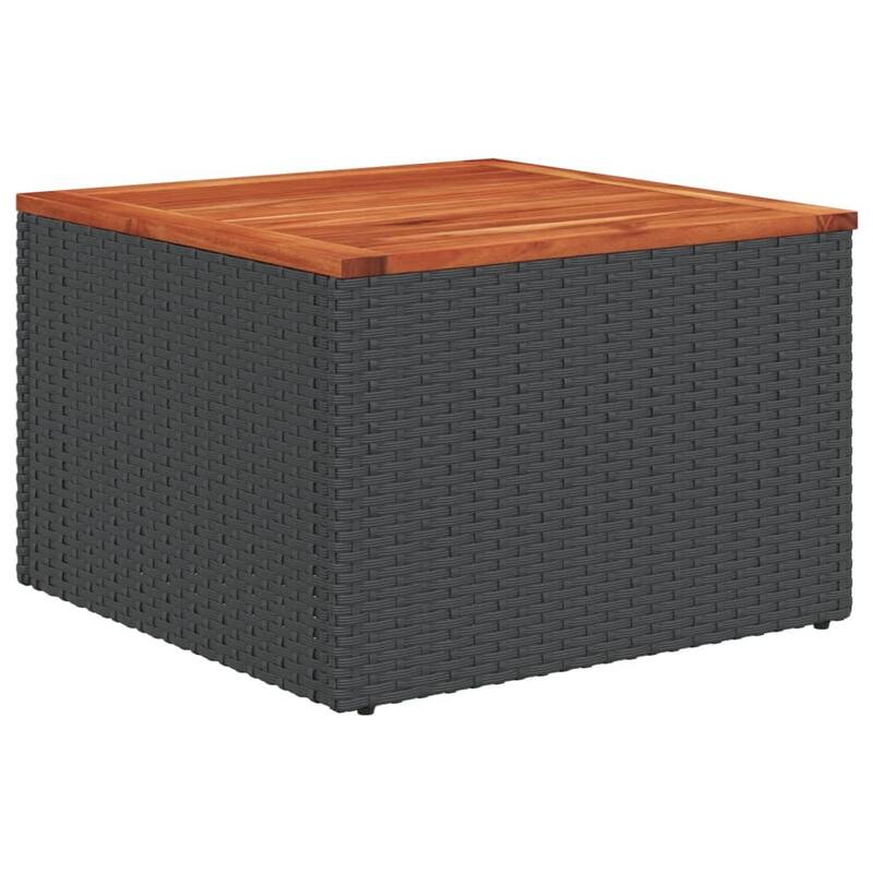 vidaXL Garden Sofa Set Black