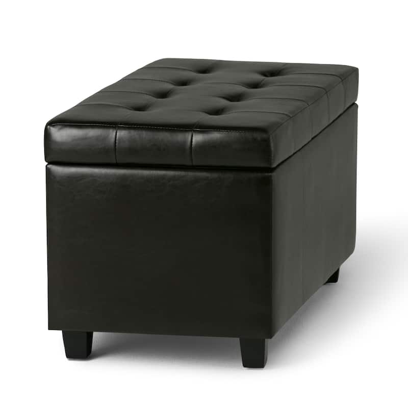 WYNDENHALL Essex 34-in. Wide Rectangular Storage Ottoman