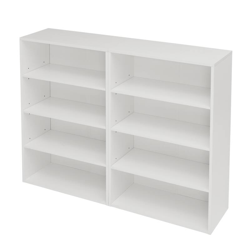 8-layer Adjustable Storage Cabinet Detachable into Two Cabinets