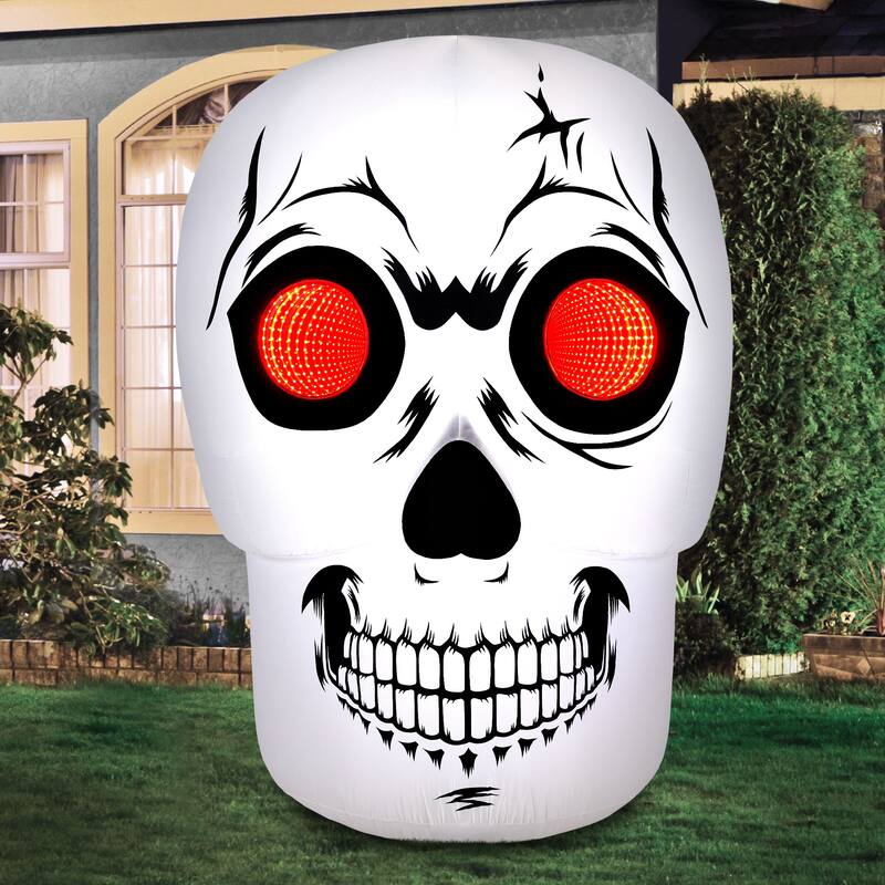 Occasions Airflowz Inflatable Infinity Mirror Skull, Tall