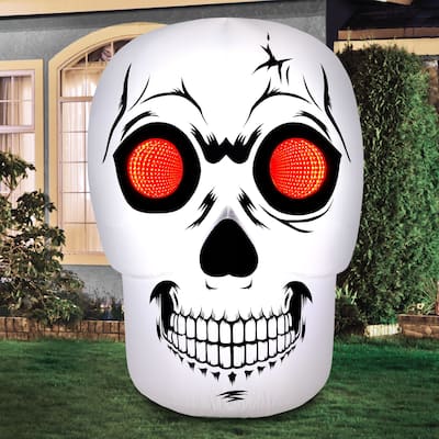 Occasions Airflowz Inflatable Infinity Mirror Skull, Tall