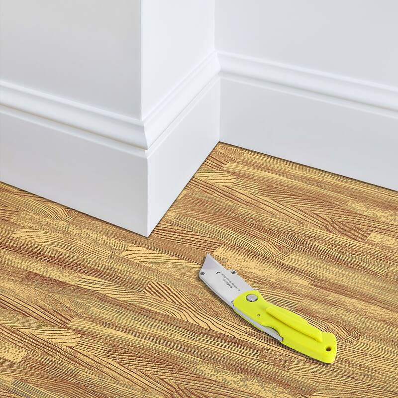 Sorbus 80 Sq. Ft. Wood Grain Floor Tiles Foam Mat EVA Interlocking Mats Tile 3/8-Inch Thick Flooring Wood Puzzle Exercise Mats