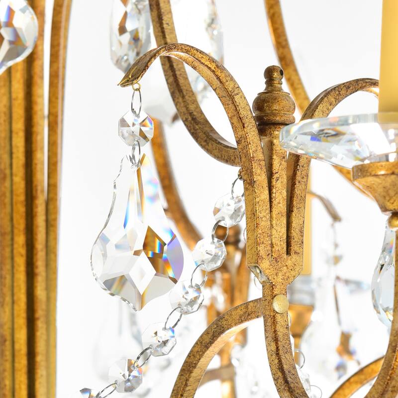 Electra 6 Light Up Chandelier With Oxidized Bronze Finish - Oxidized Bronze
