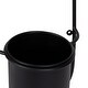 preview thumbnail 5 of 6, Kate and Laurel Opyd Capsule Metal Hanging Planter - 10x20