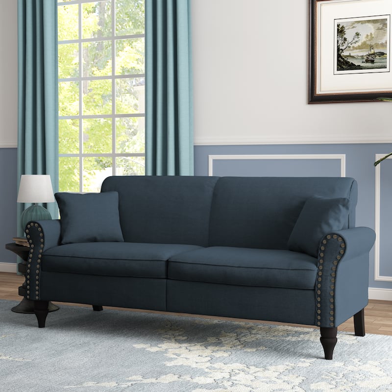 Modern 73" Couch Loveseat Upholstered Sofa