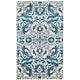 preview thumbnail 22 of 26, SAFAVIEH Evoke Sylvia Vintage Damask Rug 4' x 6' - Ivory/Blue - Rectangle