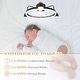 preview thumbnail 11 of 20, Bella Depot 3-Light Flush Mount Ceiling Fan with Dimmable LED Light and Remote APP Control for Children