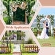 preview thumbnail 7 of 8, Costway Premium Outdoor Wooden Fir Arbor Arch Pergola Trellis Wood