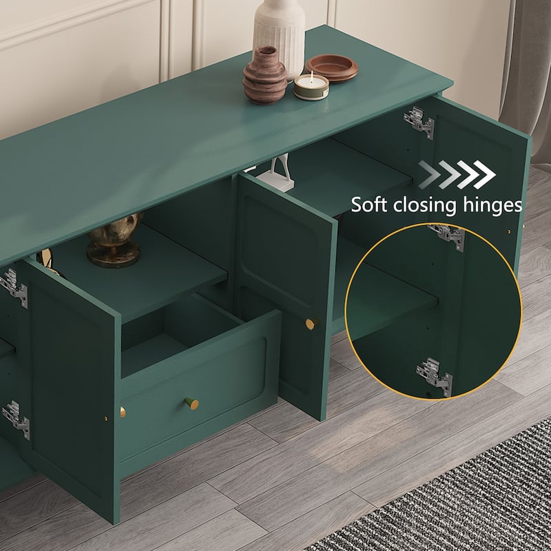 67" Mid-Century TV Stand for TVs up to 75"