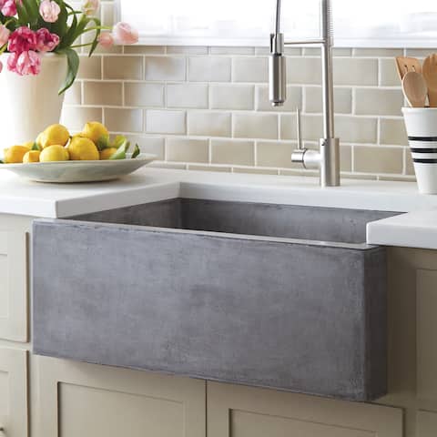 Farmhouse 30-inch NativeStone Kitchen Sink - 30" x 18" x 10.25"