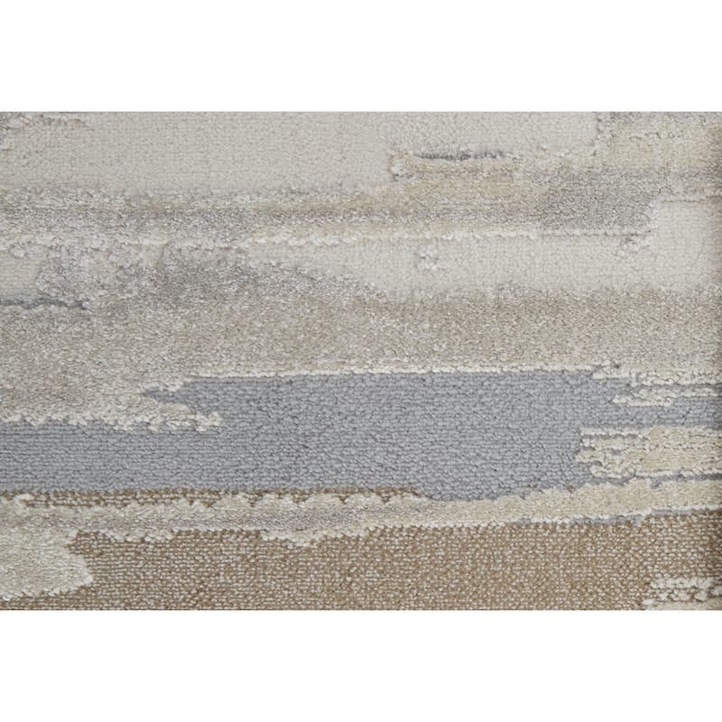 Grand Bazaar Kayden Machine Made Abstract Modern Area Rug