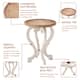 COZAYH Rustic Farmhouse Cottagecore Accent End Table